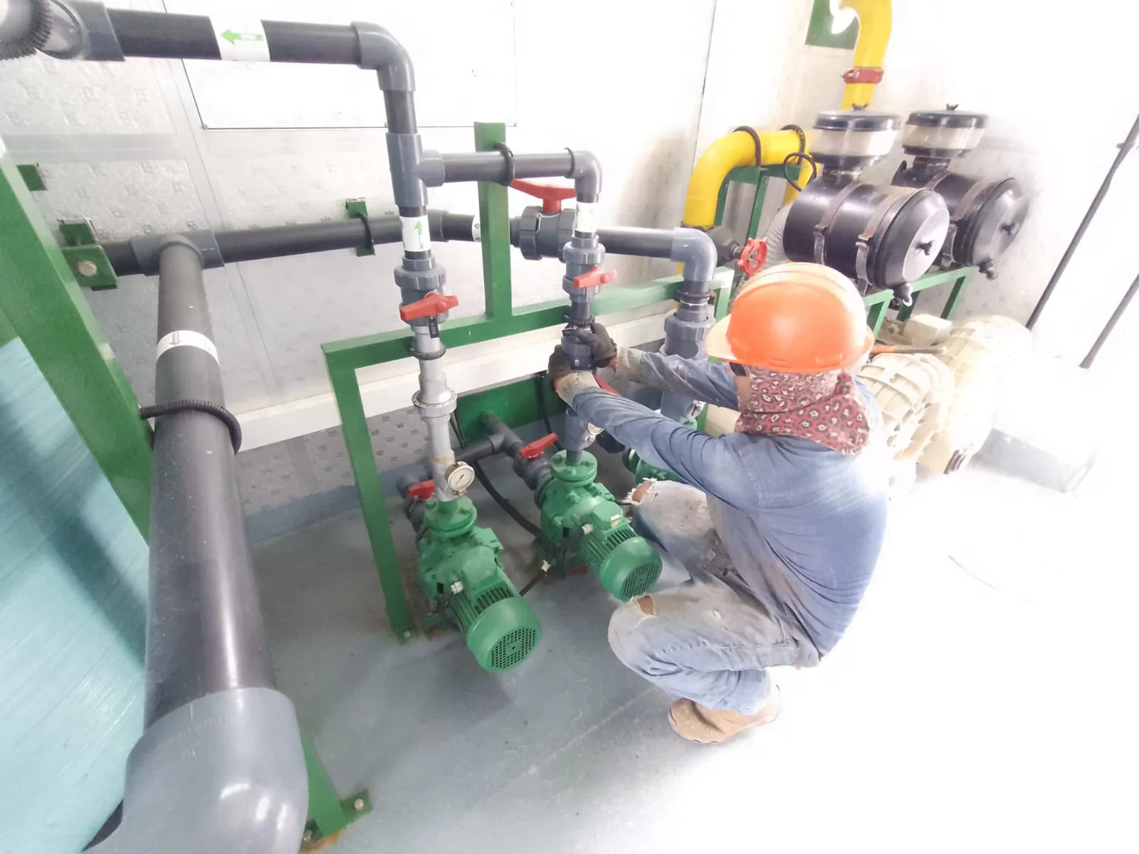 Montaje y mantenimiento de electrobombas